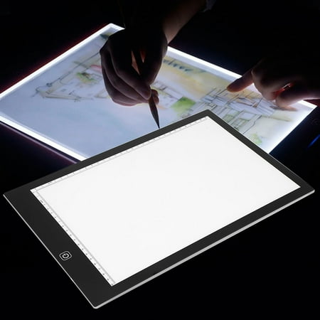 Topincn A4 Led Slim Art Craft Drawing Tracing Tattoo Light Box Pad