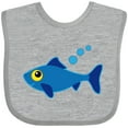 thumbnail image 3 of Inktastic Fishing Blue Fish Boys or Girls Baby Bib, 3 of 4