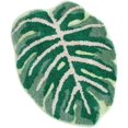 thumbnail image 1 of Children's pet mat in the shape of a plant leaf (60cm x 46cm), suitable for bathrooms and kitchens., 1 of 4