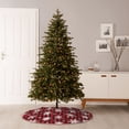 thumbnail image 6 of Bingfone Christmas Tree Skirt Mat Christmas Decoration Interior 30" -Snowflake red plaid, 6 of 6