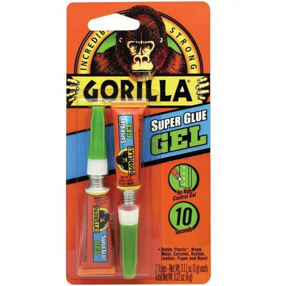 Gorilla Glue Super Glue Gel (Pack of 20)