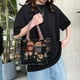 thumbnail image 3 of Bolso de hombro para mujer, bolsos diarios femeninos hechos a man fiesta de mujer Búho amarillo azul Zulema Bolso de hombro para mujer, 3 of 7