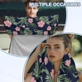 thumbnail image 6 of KUIFORTI Multi-Use Car Seat Cover Running Towel - Premium Microfiber Protector for Sedans/Trucks/SUVs/Vans (Yoga Mat, Sweat Towel, Car Accessories), Tropical Flower Leaf, 6 of 8