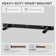 thumbnail image 3 of Classic Walnut 24 inch Floating Shelf, High End Solid Real Wood Small 24inch Floating Shelves for Wall Mounted, 24in Floating Shelves, Heavy Duty Bracket, 24 X 6.5 X 1.75 inches, Set of 3, 3 of 4