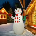 thumbnail image 5 of Dsscvnef Christmas Decorations Portable Cute Cartoon Snowman Tumbler Inflatable Air Model Inflatable Pool Slide Excursion Inflatable Bridal Inflatable, 5 of 5