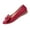 Exquisite Shoes - Wine, variant on Samdudou Ballet Flats for Women Pointed Closed Toe Slip On Dress Shoes Large Bowknot Detail with Rhinestone Accent for Wedding Party