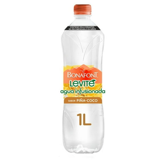 Agua infusionada Bonafont Levité toque de sabor piña coco 1 l