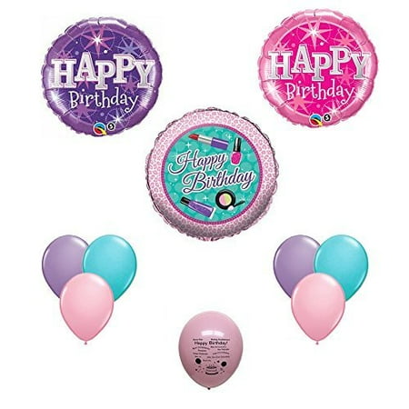 - Sparkle Spa Party Supplies Birthday Party Balloon Bouquet