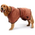 thumbnail image 1 of Microfibre Dog Bathrobe Adjustable Cat Fast Dry Bathing Quick Drying Pajamas Toweling Super Absorbent Pet Robe S Blue 40cm for Back Length, 1 of 5