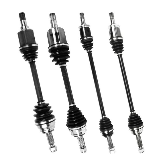 AutoShack Front & Rear CV Axle Shafts Replacement for 2007-2017 Jeep Compass 2007-2015 Jeep Patriot 2007-2008 Dodge Caliber 4-PC Set