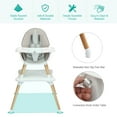 Babyjoy 5in1 Baby High Chair Infant Wooden Convertible Chair w/ 5