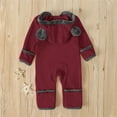 thumbnail image 4 of Coerni Fleece Baby Bunting Bodysuit – Baby Boy Girl One Piece Kids Hooded Romper Outerwear Toddler Jacket First Christmas Outfit ﻿, 4 of 6