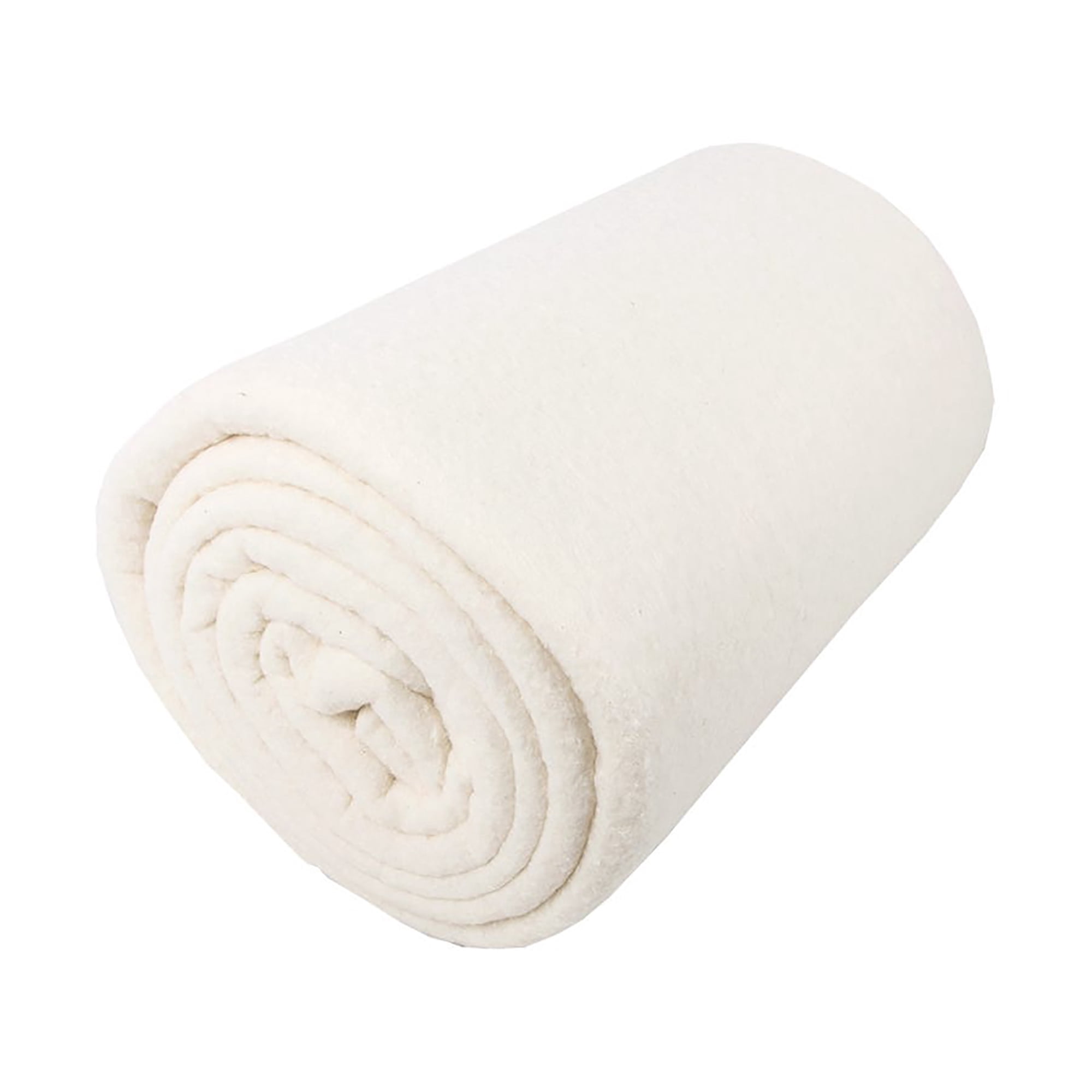 Hobbs Heirloom 100% Natural Cotton Off-White Batting - 96" x 108" - Queen Size Roll