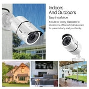ZOSI 2MP HD 1080P 4 in 1 TVI/CVI/AHD/CVBS Security Camera Day Night Weatherproof Camera 100ft IR Distance Aluminum Metal Housing
