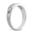 thumbnail image 6 of 14K White Gold Ring Band Wedding Diamond, Lab Grown Round, Size 7, 6 of 8