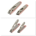 thumbnail image 5 of Unique Bargains 1 Set Splash-proof Nail Clippers Toenail Clippers Pink Gold Tone, 5 of 7