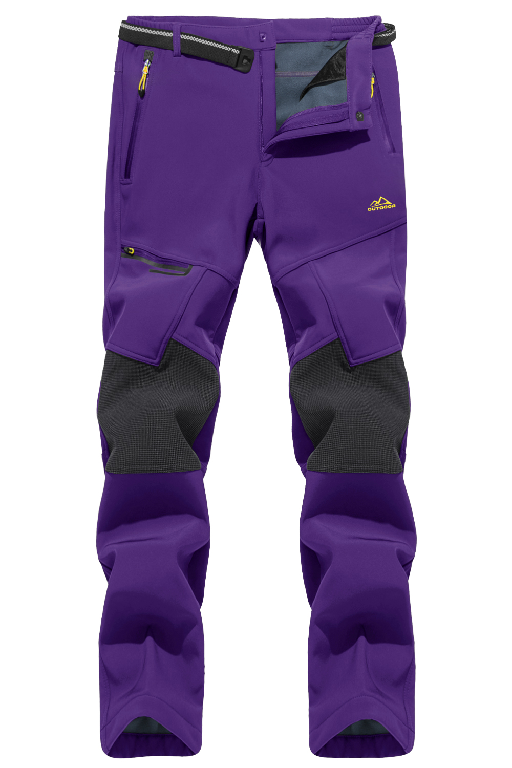 TACVASEN Womens Outdoor Fleece Lined Pants Warm Thick Hiking Pants