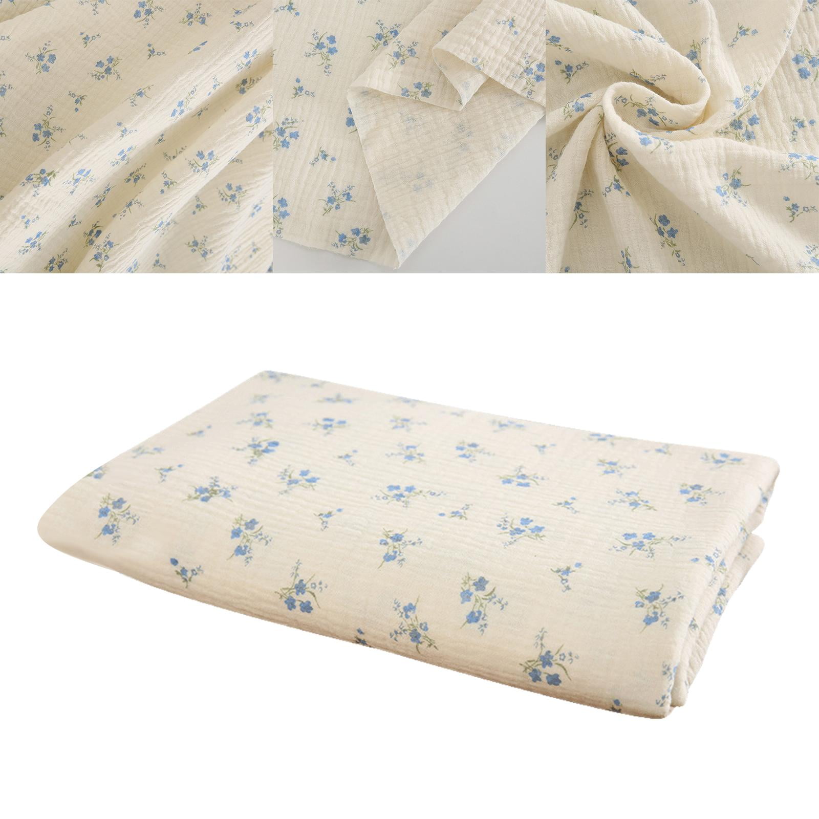 amagogo Cotton Fabric Quilting Fabric Multifunctional Patchwork Sewing Cloth,Flowers Print Quilting Fabric for Sewing Crafting Making