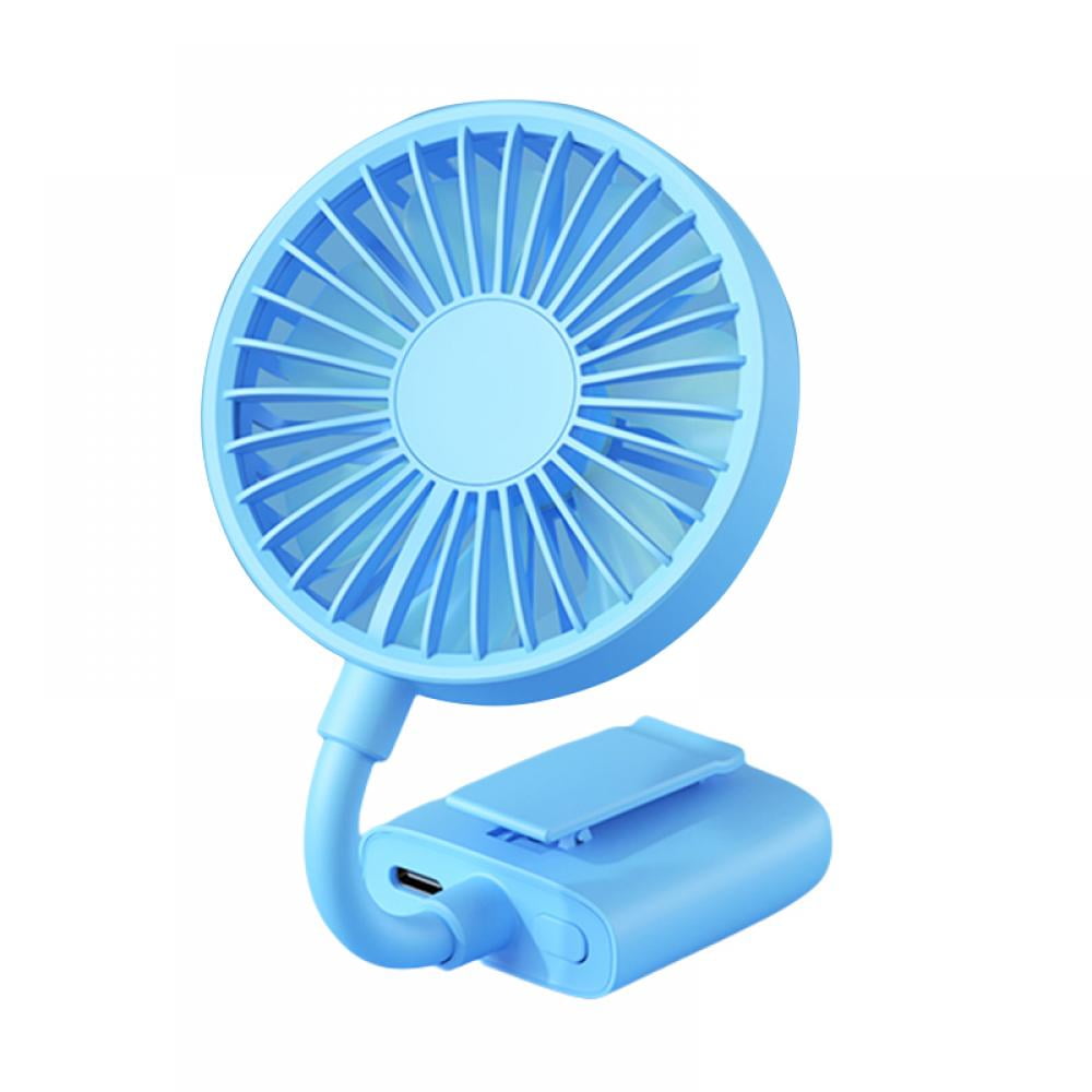 USB Portable Clip On Stroller Fan 3 Speeds Flexible Bendable Mini Personal Desk 