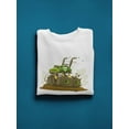 thumbnail image 3 of Monster Truck Design  Sweatshirt Men -Image by Shutterstock, Male Large, 3 of 4