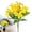 Yellow, variant on 18 Heads Yellow Artificial Flowers Fake Flowers 13'' Silk Lilies Stem Likelike Plastic Lily Flowers for Vase Centerpieces Floral Arrangements Mother's Day Home Office Desk Decor 1 Pack