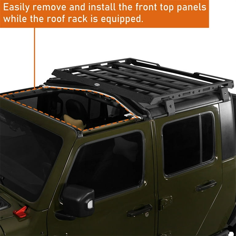 Hooke Road Rear Half Roof Cargo Carrier, 2020-2023 Jeep Gladiator