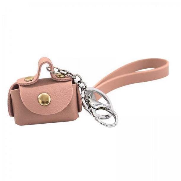 2x Llavero Bolso de Moda Llavero Colgante Monedero Llavero Encanto Titular de La Llave Teléfono Bolsa de Coche Llavero Moda Creativa para Bolso Regalo 2 piezas
