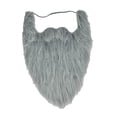 thumbnail image 3 of Barba falsa para adultos, barba larga peluda, maquillaje, barba de Papá Noel Gris Yuyangstore Barba larga, 3 of 8