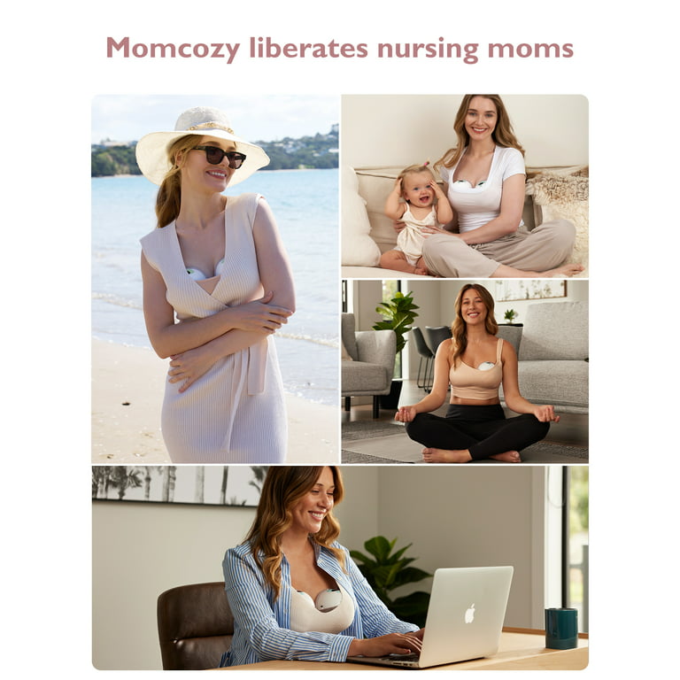 Momcozy Muse 5 Hands Free Breast Pump Wearable, Electric