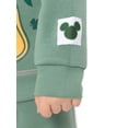 thumbnail image 4 of St. Patrick’s Day Mickey & Friends Unisex Toddler Graphic Sweatshirt and Jogger Pants Set, 2-Piece, Sizes 12M-5T, 4 of 8