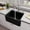 Black Matte, variant on Black Matte Smooth Apron 24" x 18" Single Bowl Fireclay Farm Sink