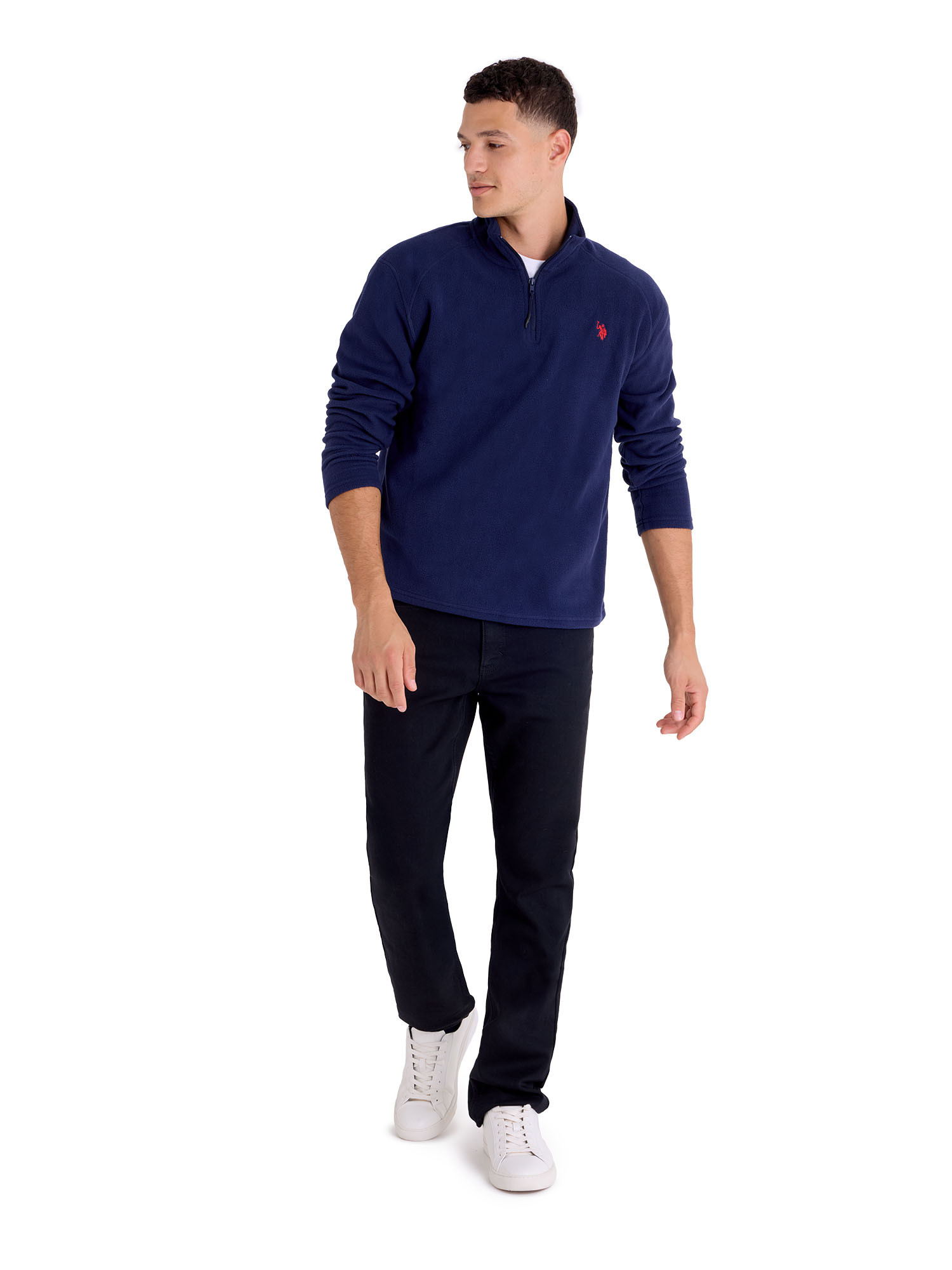 U.S. Polo Assn. Men's Polar Fleece Quarter Zip