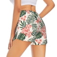 thumbnail image 3 of Goofa Lilies Flowers Printed Women 2 in 1 Running Shorts,Quick Dry Athletic Workout Shorts,High Waisted Athletic Shorts with Liner Pockets-Large, 3 of 9