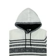 thumbnail image 3 of X RAY JEANS Mens Stripe Pattern Hooded Sweater, Black, 3XL, 3 of 7