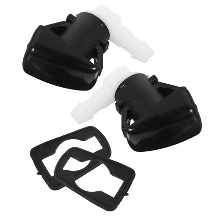 OATIPHO 1Pair Black Cleaning Nozzle for Bathing Perfect Replacement Spray Accessory