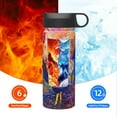 thumbnail image 6 of Sikiie Rooster Oil Painting Print 18OZ Insulated Straw Cup, Portable Leak-proof Sports Water Bottle, Stainless Steel Water Cup Suitable for Home and Outdoor, 6 of 8