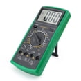 thumbnail image 1 of TFixol LCD Digital Multimeter 1999 Counts Electrical Tester Voltmeter Ammeter Overload Protection Multifunction AC DC Voltage Current Capacitance Resistance hFE Continuity Diode Testing (9V 6F22 Batte, 1 of 7