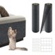thumbnail image 1 of Alfombrillas para rascar gatos  almohadillas para orejas recortables para sofá, pared, puertas y muebles, cubierta duradera antiarañazos para torres de gatos y almohadillas para orejas de repuesto, 1 of 7