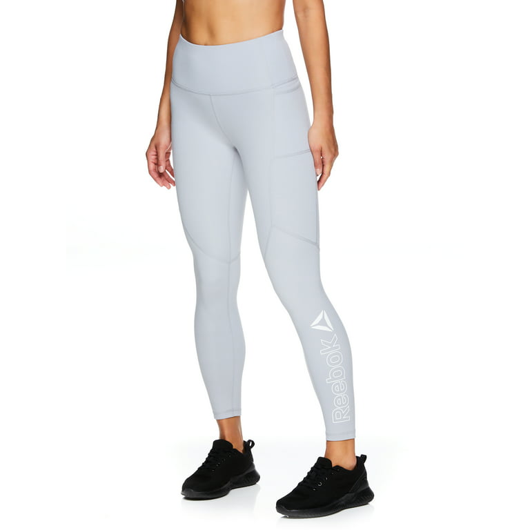 Reebok Womens Essential Highrise Ankle Length Leggings with Pockets, 25  Inseam, 
