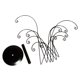 thumbnail image 5 of unbranded Exhibidor De Aretes De Hierro Negro Organizador Para Almacenamiento Y, 5 of 8