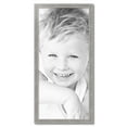 thumbnail image 2 of ArtToFrames 18" x 39" Classic Silver Picture Frame, 18x39 inch Silver Wood Poster Frame (WOM-4926), 2 of 7