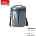 thumbnail image 3 of MILTON Meal Mate , 3 Tiffin Standard Yellow, 3 of 4