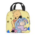 thumbnail image 3 of Winnie Bear P-ooh Reusable Lunch Bags Portable Insulated Lunch Box Tote Bag Cooler Office Picnic, 3 of 9