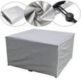 thumbnail image 5 of Garden Furniture Covers Silver Rectangular Patio Table Cover Waterproof Anti-uv Cover, 5 of 5