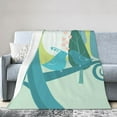 thumbnail image 1 of YFYANG Anti-Pilling Ultra-Soft Micro Fleece Cover Blanket for Bed Sofa, Cartoon Love Birds Throw Blanket for All Seasons, 50"x40", 1 of 9