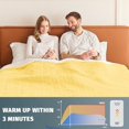 thumbnail image 5 of Heated Electric Blanket Queen Size - 84" x 90" Heating Blanket with Dual Control, 10 Levels & 8 Hours Auto Off, Soft Warm Flannel Gift with Over-Heat Protection, ETL & FCC Certified, 5 of 6