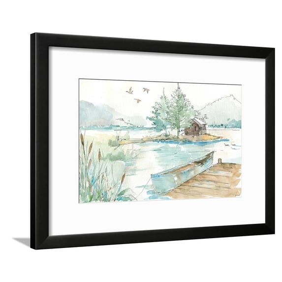 Lakehouse II, Scenic Framed Art Print Wall Art by Anne Tavoletti Sold by Art.Com