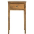 thumbnail image 3 of SAFAVIEH Abel Solid Rustic Nightstand with Storage Drawer, Filbert Brown, 3 of 4