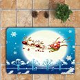 thumbnail image 3 of 5PCS Christmas Bath Mat Set Colorful Printing Non Slip Bathroom Rug with Contour Rug & Lid Toilet Cover, 3 of 5