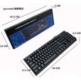 thumbnail image 2 of Wired USB Keyboard for Arabic Russian French Spain PC Laptop Computer Keyboard, 2 of 5